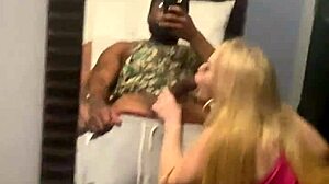 I love suckin that big cock at the weddin, it's so interracial!