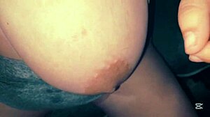 Bbw Takes Huge Load on Her Big Boobs