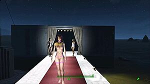 fallout 4 fashion meets cyberpunk 2077 style