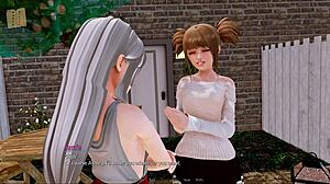 Special sex adventure in a harem hotel in 3D animation