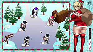 Give them the bbc in that ass for christmas pandoras stuffed xmas special part 1