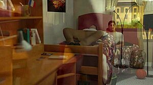 Law school 09 - horny busty red head is my college roommate - 3d porn games