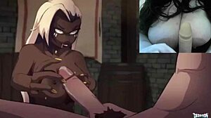 The cursed prince by Derpixon features 2D animation hentai with femdom demon girl Ivy