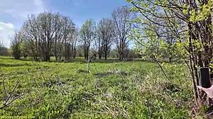 We perform acrobatic poses while watched in public