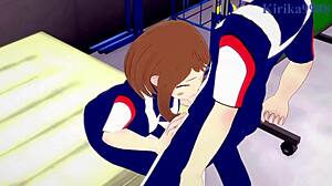 Ochako Uraraka And Izuku Midoriya Intense Sex - My Hero Academia Hentai