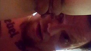 pussy and throat get fucked close up in amateur teen milf deepthroat