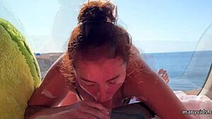 Sexy Milf Feels Passion Sucking Stepson Cock In Public Cowgirl Pov With Cum In Mouth