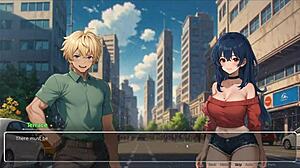 Horny girlfriend ripped his shirt off!