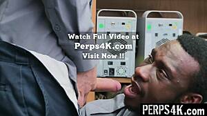 Gay Officer Punishes Twink Thief with Bareback Fuck