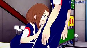 Ochako Uraraka And Izuku Midoriya Intense Sex - My Hero Academia Hentai
