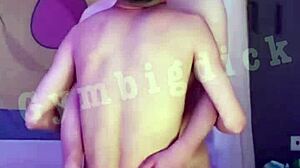 handsome asian gay couple fucking bareback in homemade scene