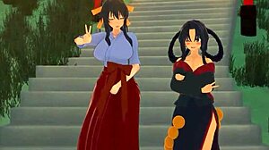 Teacher Rossweisse Kimono Blowjob in Hsdxd Ntr Madness E9 Full Movie