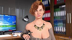 Hot horny teacher giving me handjob after giving foot massage - 3d hentai animated porn - life in santa county