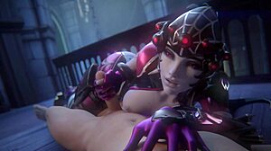 damn, i'm so into this big ass overwatch 3d hentai chick right now