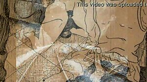 vintage erotic drawing