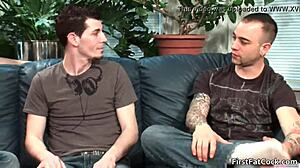 Aiden blue gets his very first big gay gay video