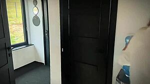 Ever caught your huge stepmother's boner at work? Stepson stumbles on office domination scene.