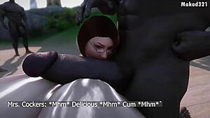 does the white milf cheat with bbc in africa?