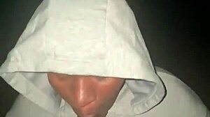 shy ebony teen gets big black cock outdoor 😍