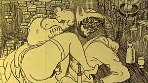 vintage erotic drawing