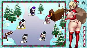 Give them the bbc in that ass for christmas pandoras stuffed xmas special part 1