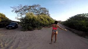 Woman seeks help on beach by offering public assistance