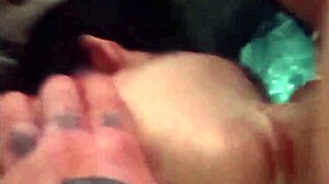 pussy and throat get fucked close up in amateur teen milf deepthroat