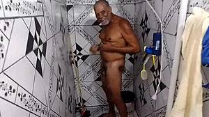 Gugu Da Sunga Dancing In Bathroom With Hard Cock, Gay Solo Fun