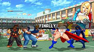 Hentai Mugen - Brian Battler And Kim Dong Hwan Meet Power Girl And Raven!