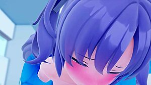 Yuuka has a forbidden romance with her teacher in this anime3d porn