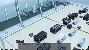 stranded in space, planning to fuck busty indian milf in 3d hentai game