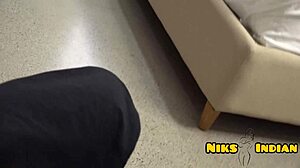 Big ass desi milf stripped down, forced to rim dirty ass before rough fucking