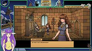 In Witch Trainer Silver part 20, the sexy teacher shows her big tits?