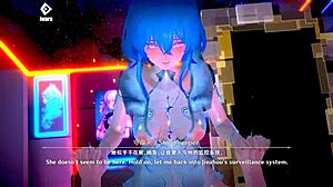 The shorekeeper in anime style.