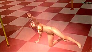 Dance In Cartoon Game Anime Hentai