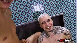 Why is the hetero sucking that big cock in secret?