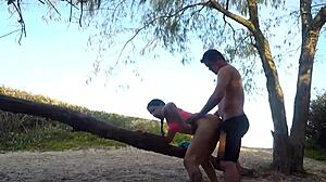 Woman seeks help on beach by offering public assistance