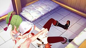 genshin impact hentai featuring kazuha and kuki shinobu