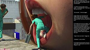 Big apple small 18+ gesture episode 31 in 3D comics and cartoon sex.