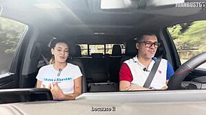 sol peterson shows her deepthroat skills and tries the fucking machine road juan bustos