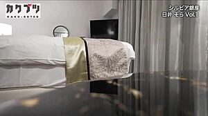 subtle body touch builds feelings in bathroom