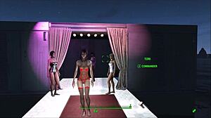 Fallout 4 and Cyberpunk 2077 themed anime porn