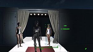 fallout 4 fashion meets cyberpunk 2077 style