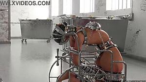 Hardcore BDSM Metal Bondage Compilation By Cybercaptain!