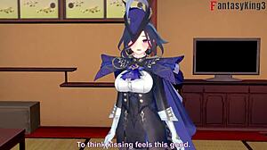 原神3D动画中克洛琳德的口交幻想