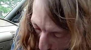 Sloppy Blowjob And Swallow In Car