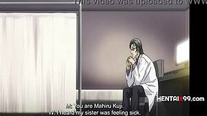 Man, this pervy teacher blackmails campus lesbians in uncensored Japanese hentai!