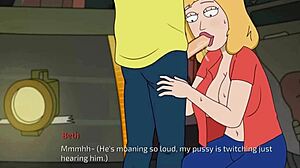 Rick and Morty parody with Beth TTS and AI speech generator