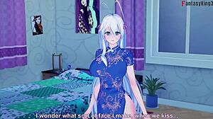 Teacher Rossweisse Kimono Blowjob in Hsdxd Ntr Madness E9 Full Movie