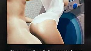 confined with twins and goth in horny hentai.